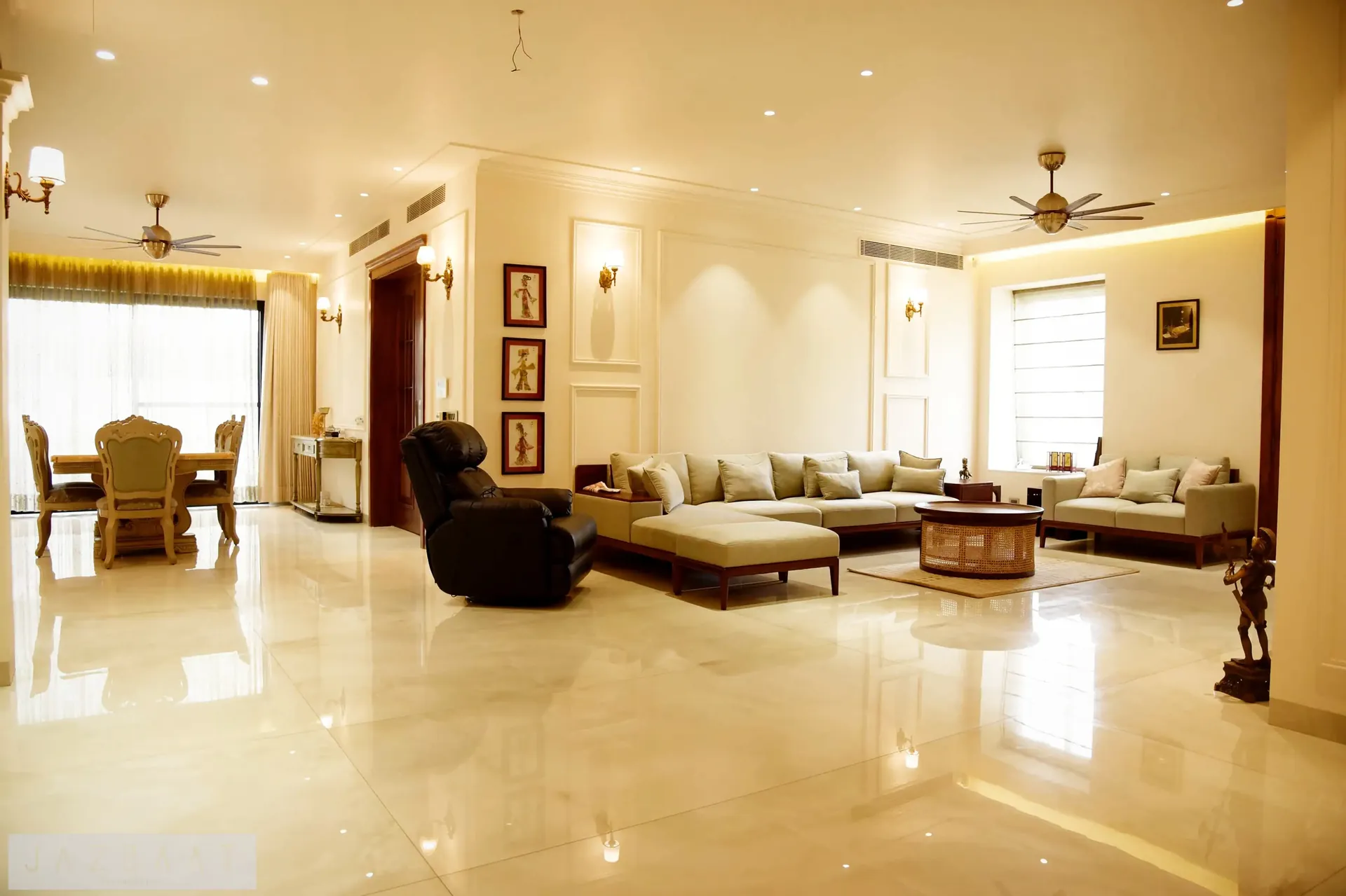 Modern Kothi Exterior elevation in Chandigarh Tricity